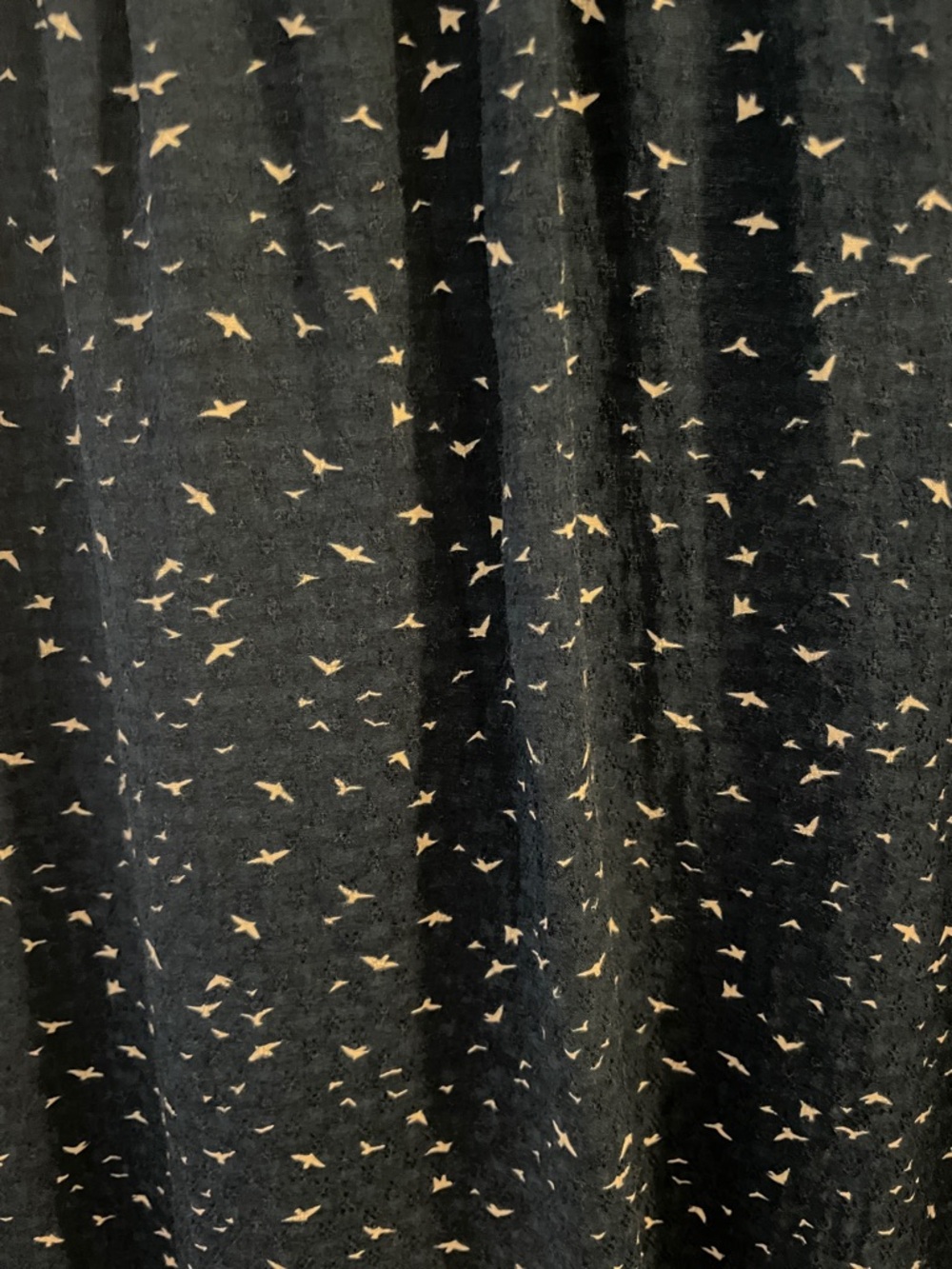 Universal Thread Navy/White Tiny Bird Print Short Sleeved Blouse, size XXL, NWOT - Picture 10 of 12